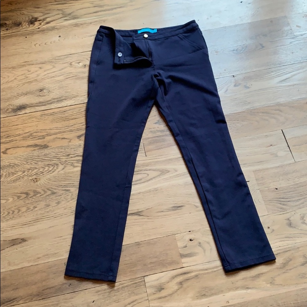 NWOT Tori Richard blue long skinny pants